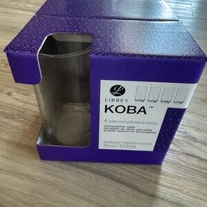 Set of 4 Drinking Glasses